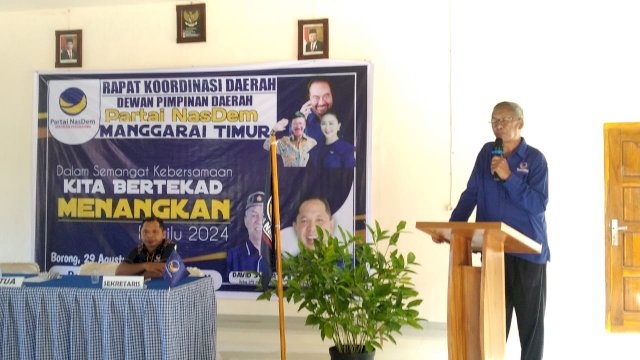 Rakorda DPD NasDem Matim, Foto Yos Syukur/Republiknews.co.id