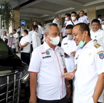 Hadiri Rapat Gelar Pengawasan Daerah Tingkat Sulsel, Bupati Budiman Siap Sinergi Lakukan Pengawalan