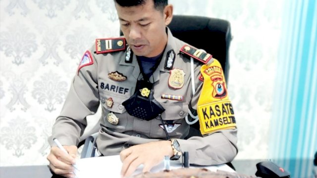 Kasat Lantas Polres Luwu Timur, IPTU Sarifuddin.