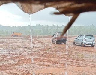 Intensitas Hujan Tinggi, Proses Penimbunan Stadion Malili Terhambat