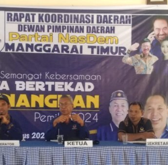 Gelar Rakorda, DPD NasDem Manggarai Timur Mantapkan Badan Pengurus
