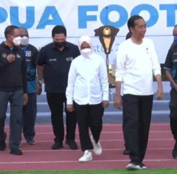 Presiden Jokowi Resmikan Papua Football Academy
