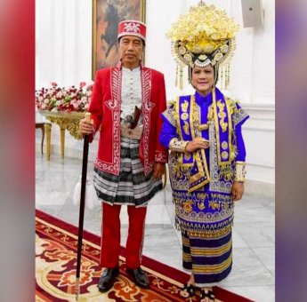 Presiden Jokowi Pakai Baju Adat Dolomani dari Buton di Upacara Kemerdekaan ke-77