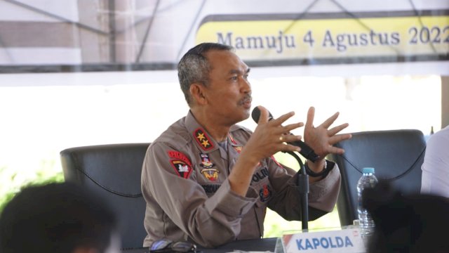 Kapolda Sulawesi Barat, Irjen Pol Verdianto I. Bitticaca.(Istimewa)