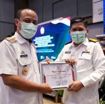 Diskominfo-SP Sulsel Raih Penghargaan Dari Inspektorat Sulsel