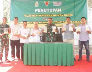 Kaya Kandungan Albumin, Korem 102/Pjg Gandeng PT RMU Gelar Pelatihan Pengolahan Ikan Gabus