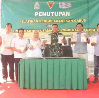 Kaya Kandungan Albumin, Korem 102/Pjg Gandeng PT RMU Gelar Pelatihan Pengolahan Ikan Gabus