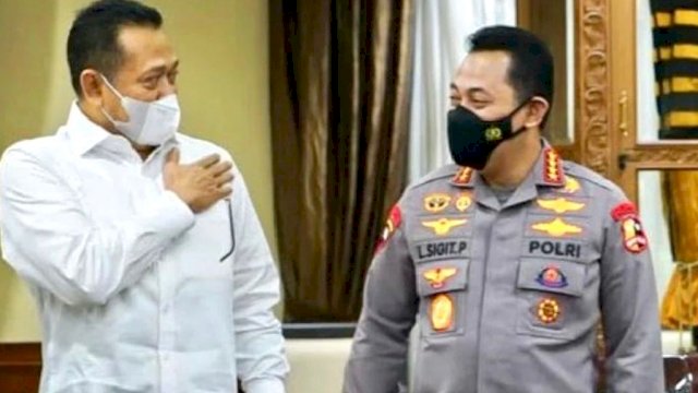 Ketua MPR RI Bambang Soesatyo Bersama Kapolri Jenderal Pol Listyo Sigit Prabowo. (Foto: Istimewa)