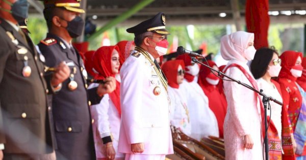 Maknai Peringatan HUT RI Ke-77, Wali Kota Parepare Ajak Komitmen Jaga Nilai Patriotisme dan Nasionalisme