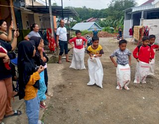Turut Meriahkan HUT RI ke-77, Warga Perumahan Mawar Mangkawani Resident Gelar Lomba