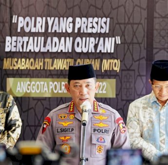 Hadiri Anugerah MTQ Polri, Kapolri Harap Terbentuknya SDM Unggul Berakhlak yang Diharapkan Masyarakat&nbsp;