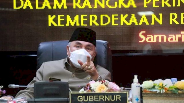 Gubernur Kaltim H Isran Noor.(Istimewa)