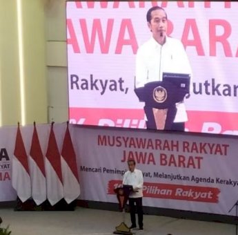 Presiden Jokowi: Tolong Saya Dibisiki Hasil Capres Musra