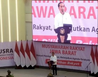 Presiden Jokowi : Tolong Saya Dibisiki Hasil Capres Musra