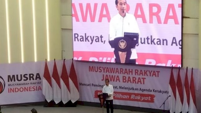 Presiden Jokowi Hadiri Musra di SOR.Arcamanik Bandung (Foto:Istimewa)