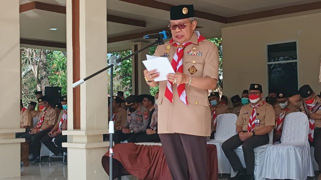 Walikota Parepare, Taufan Pawe Jadi Pembina Upacara Apel Besar Hari Pramuka ke-61 (Foto : Mulyadi Ma'ruf/Republiknews.co.id)