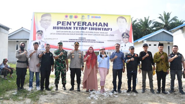 Seluruh penyintas banjir bandang di Kecamatan Baebunta dan Sabbang Luwu Utara telah menerima hunian tetap dari pemerintah.