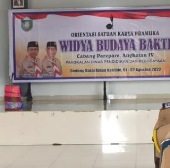 Erna Rasyid Taufan Hadiri Orientasi Satuan Karya Pramuka Widya Budaya Bakti Parepare