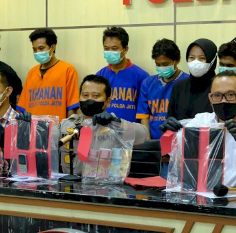 Jatanras Polda Jatim Bekuk Komplotan Penggelapan 30 Ton Gula