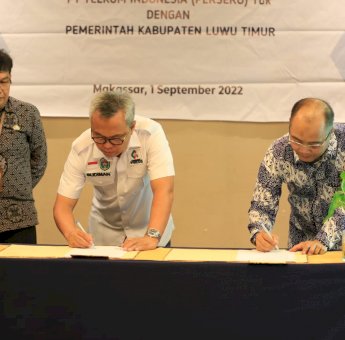 Wujudkan Layanan Satu Data, Bupati Luwu Timur Teken MoU Dengan Telkom Indonesia
