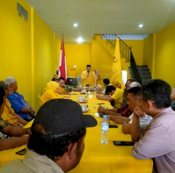 Jelang Pelantikan Pengurus, DPD II Golkar Luwu Timur Rapat Pembentukan Panitia