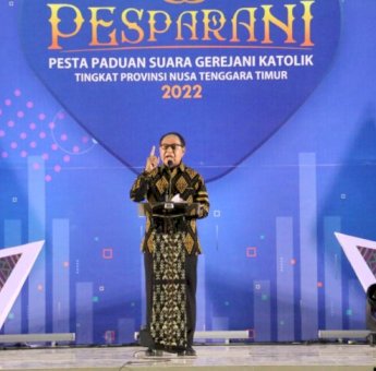 Buka Pesparani NTT 2022, Wagub JNS: Jaga Persaudaraan dan Junjung Toleransi