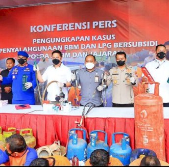 Ditreskrimsus Polda Jatim Ringkus 91 Tersangka Penyalahgunaan BBM dan LPG Bersubsidi