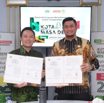 Pemkab Gowa Kerjasama Grab Indonesia Menuju Digitalisasi UMKM dan Pariwisata