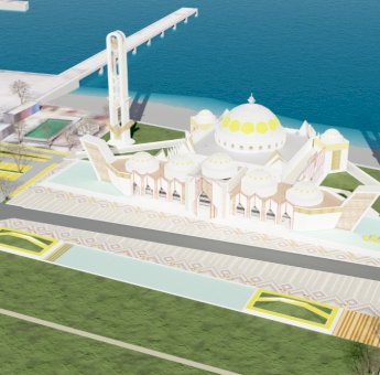 Gubernur Andi Sudirman Bantu Rp 10 Miliar Peletakan Batu Pertama Masjid Agung Selayar