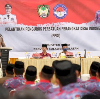 Bupati Gowa Minta PPDI Mampu Dorong Peningkatan Kemajuan Desa