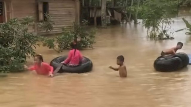 Banjir di Kotawaringin Barat. (Istimewa)