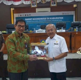 Bupati Jeneponto Buka Rakorda Pendataan Badan Pusat Statistik