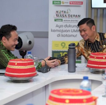 Ratusan Pedagang Pasar Minasa Maupa Gowa Masuk Grab Mart