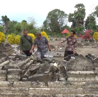 Makam Keluarga Pahlawan Nasional Sultan Hasanuddin Terancam Hilang Akibat Abrasi