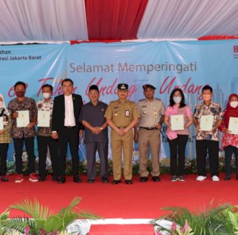Hari Agraria 2022, Walikota Jakarta Barat Apresiasi Capaian PTSL