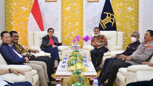 Menteri Yasonna Laoly dan Gubernur Andi Sudirman Dorong Produk Daerah Dapat Pengakuan Kekayaan Intelektual