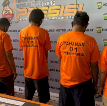 Lima Pelaku Pengedar Sabu Senilai Rp 160 Juta di Jakbar Ditangkap