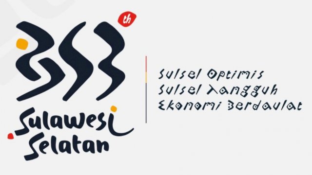 Logo HUT ke 353 Sulawesi Selatan. (Istimewa)