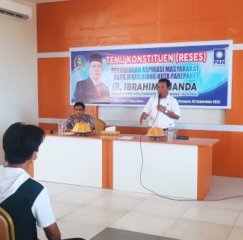 Ketua Komisi III DPRD Parepare Ibrahim Suanda Siap Perjuangkan Aspirasi Warga Kecamatan Ujung