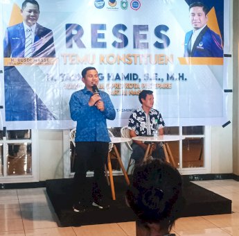 Siap Kawal Aspirasi Warga, Wakil Ketua DPRD Parepare Tasming Hamid Imbau Konstituen Usulkan yang Menjadi Kebutuhan