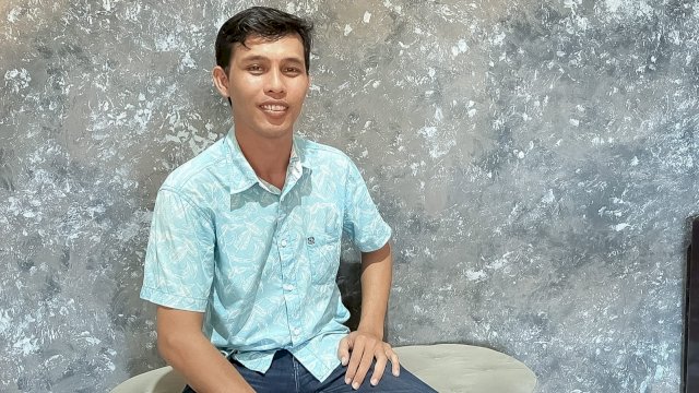 Ketua Asosiasi Driver Sinjai, Azhar. (Foto: Asrianto)