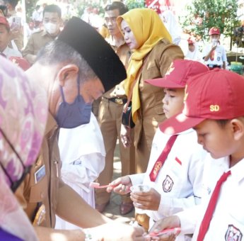 Ribuan Siswa SD di Gowa Ikut Gerakan Menuju Gigi Sehat