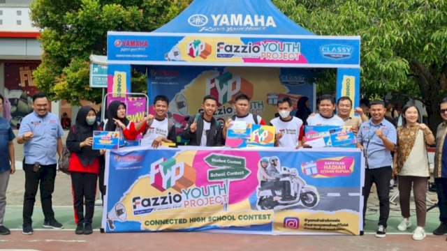 Suasana kegiatan Connected High School Contest yang dilaksanakan Yamaha di beberapa SMA di Kota Makassar sepanjang bulan September 2022 ini. (Foto: Istimewa)