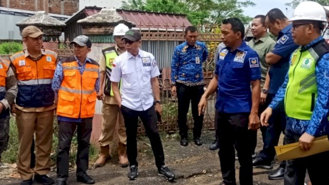 Rombongan Banggar DPRD Sulawesi Selatan saat melakukan kunjungan kerja di Kabupaten Sidrap, Senin (19/9/2022). (Foto: Istimewa)