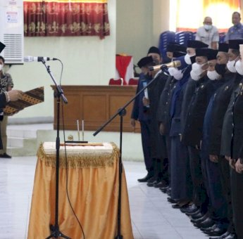 Bupati Pinrang Lantik dan Ambil Sumpah 56 Orang Pejabat