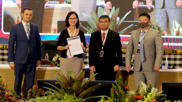 Suasana The Second Asia Initiative Meeting yang digelar Asia Initiative yang berlangsung di Jimbaran, Bali. Pertemuan tersebut membahas terkait transparansi pajak di kawasan Asia. (Dok. DJP Sulselbarta)
