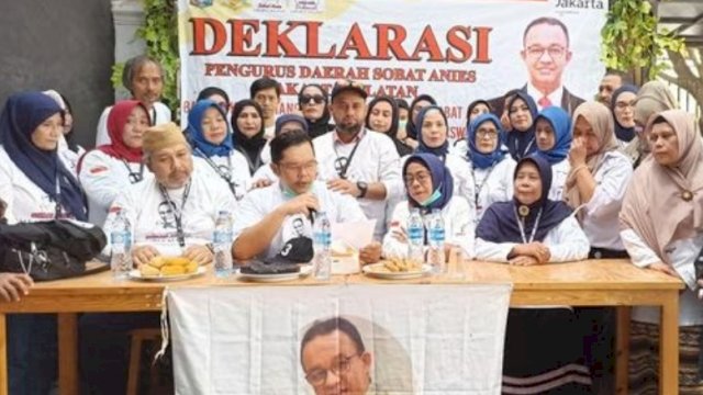 Sobat Anies JakSel Deklarasikan Dirinya Dukung Anies Baswedan Jadi Presiden (Istimewa)