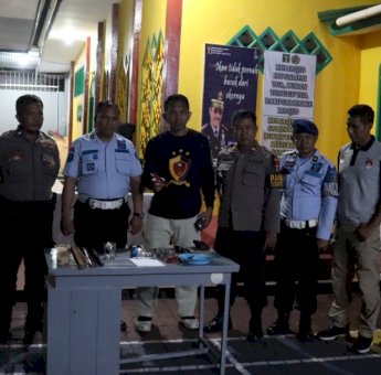 Antisipasi Peredaran Gelap Narkoba, Polisi Geledah Kamar Penghuni Rutan Watansoppeng