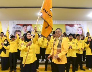 Lantik Pengurus Golkar Luwu Utara, Taufan Pawe: Indah Aset Golkar Sulsel