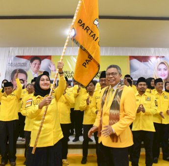 Lantik Pengurus Golkar Luwu Utara, Taufan Pawe: Indah Aset Golkar Sulsel